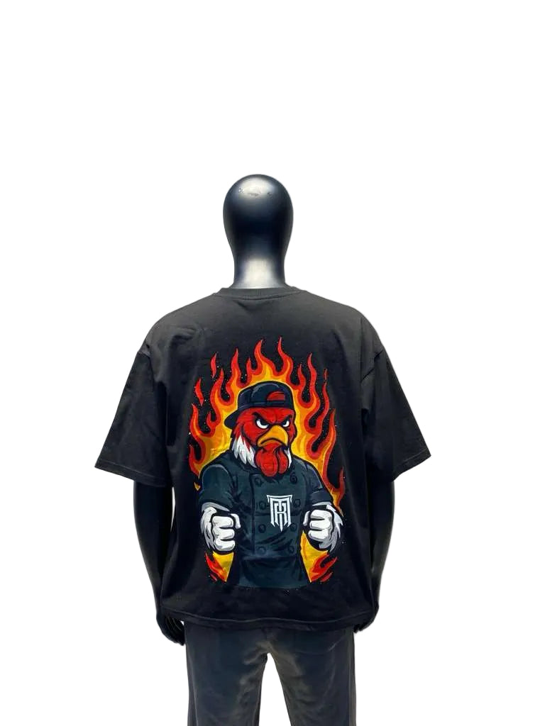 Flame Gallo Rhinestone Tee